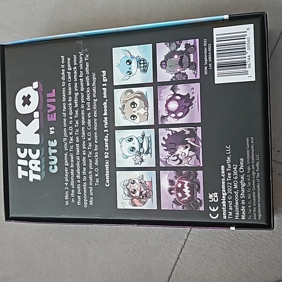 TIC TAC K.O. Cute vs Evil Game - Picture 2 of 3